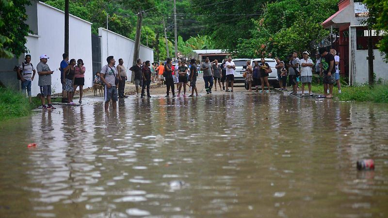 Afectaciones por las lluvias en Veracruz